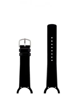 ARNE JACOBENSEN SORT LÆDERREM 18 MM GAMMEL MODEL - 181