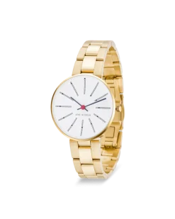 ARNE JACOBSEN BANKERS FORGYLDT LÆNKE 30MM. - 53113-1429