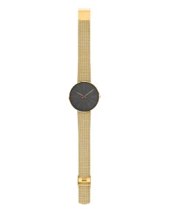 ARNE JACOBSEN BANKERS 34MM MED MESHREM MAT FORGYLDT -53109-1609