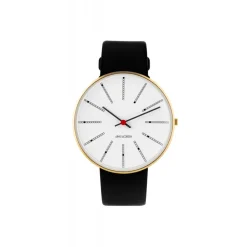 ARNE JACOBSEN BANKERS STÅL DOUBLE 40MM HVID SKIVE