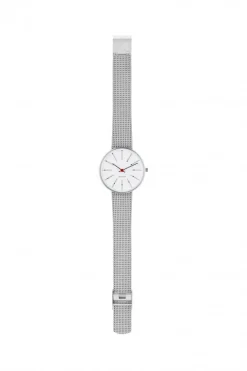 ARNE JACOBSEN DAME UR BANKERS MESH REM 34MM - 53101-1608