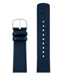ARNE JACOBSEN LÆDER REM 16MM BLÅ - 1604
