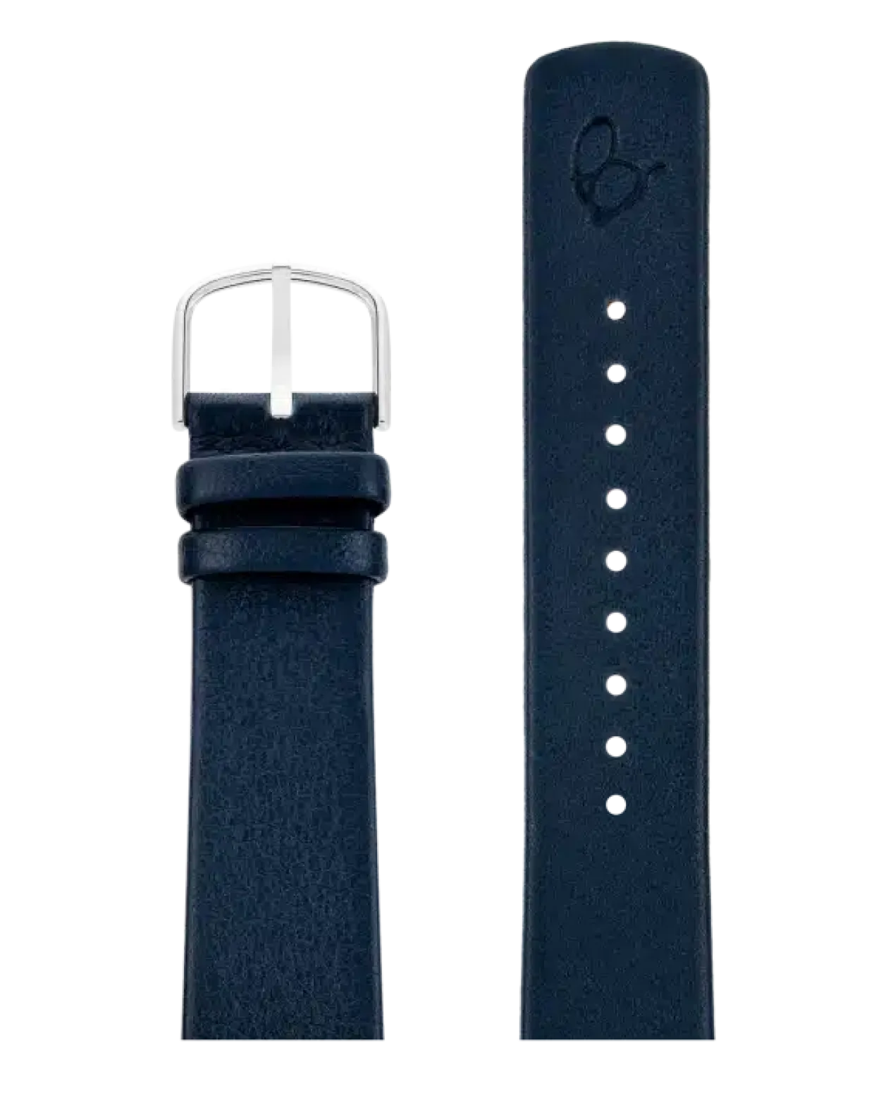 ARNE JACOBSEN LÆDER REM 16MM BLÅ - 1604