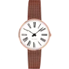 ARNE JACOBSEN ROMAN 30MM HVID SKIVE ROSA MAT MESH