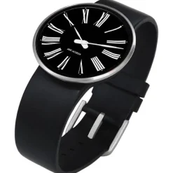 ARNE JACOBSEN ROMAN Ø34 SORT REM MED SORT SKIVE - 43438