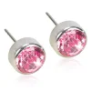 BLOMDAHL 5 MM TITAN ØRESTIK LIGHT ROSE - 15-1424-24