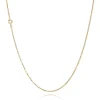BNH ANKER FACET HALSKÆDE 8 KARAT GULD 1,4 MM BRED 50 CM - A805050F