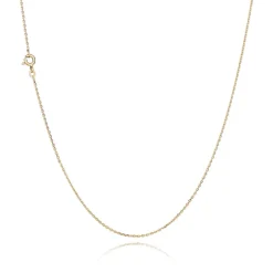 BNH ANKER FACET HALSKÆDE 8 KARAT GULD 1,3 MM BREDDE 60 CM - A804060F