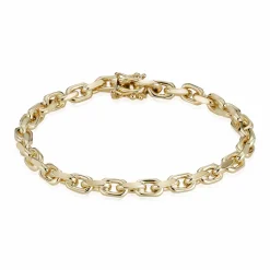 BNH ARMBÅND ANKER FACAT I 14 KARAT GULD 20 CM - A1420020K