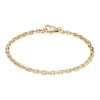 BNH ARMBÅND ANKER FACET I 8 KARAT GULD 18,5 CM - A812018C