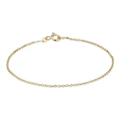 BNH ARMBÅND ANKER RUND I 8 KARAT GULD 18,5 CM - AR805018C