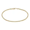 BNH ARMBÅND HVEDE I 14 KARAT GULD 16 CM - H1417016C