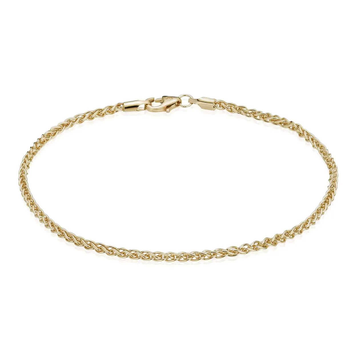 BNH ARMBÅND HVEDE I 14 KARAT GULD 16 CM - H1417016C