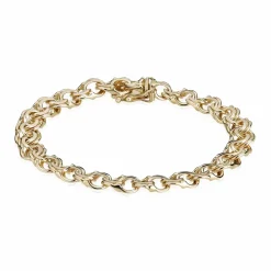 BNH BISMARK ARMBÅND 14 KARAT GULD 6,1 MM BRED 18 CM LANG - B1461018K