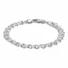 BNH BISMARK ARMBÅND SØLV 6,50 MM BRED 18,5 CM - SB65018C