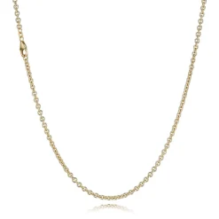 BNH HALSKÆDE ANKER RUND I 8 KARAT GULD 42 CM - AR805042C
