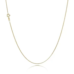 BNH HALSKÆDE PANSER FACET I 14 KARAT GULD 42 CM - P1406542F