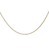 BNH HALSKÆDE RUND ANKER 8 KARART GULD 36 CM - AR804036F