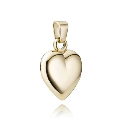 BNH HJERTE VEDHÆNG 14 KARAT GULD 15X15 MM - H141515