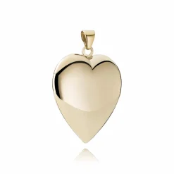 BNH HJERTE VEDHÆNG 14 KARAT GULD 30X30 MM - H83030