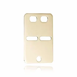 BNH ID PLADE LILLE 14 KARAT GULD 14x20 MM - ID14050L