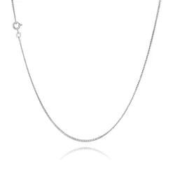 BNH PANSER HALSKÆDE SØLV 0,45 TRÅD 60 CM - SP04560F