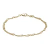 BNH SINGAPORE ARMBÅND 8 KARAT GULD 2,3 BRED 17 CM - SGP823017C