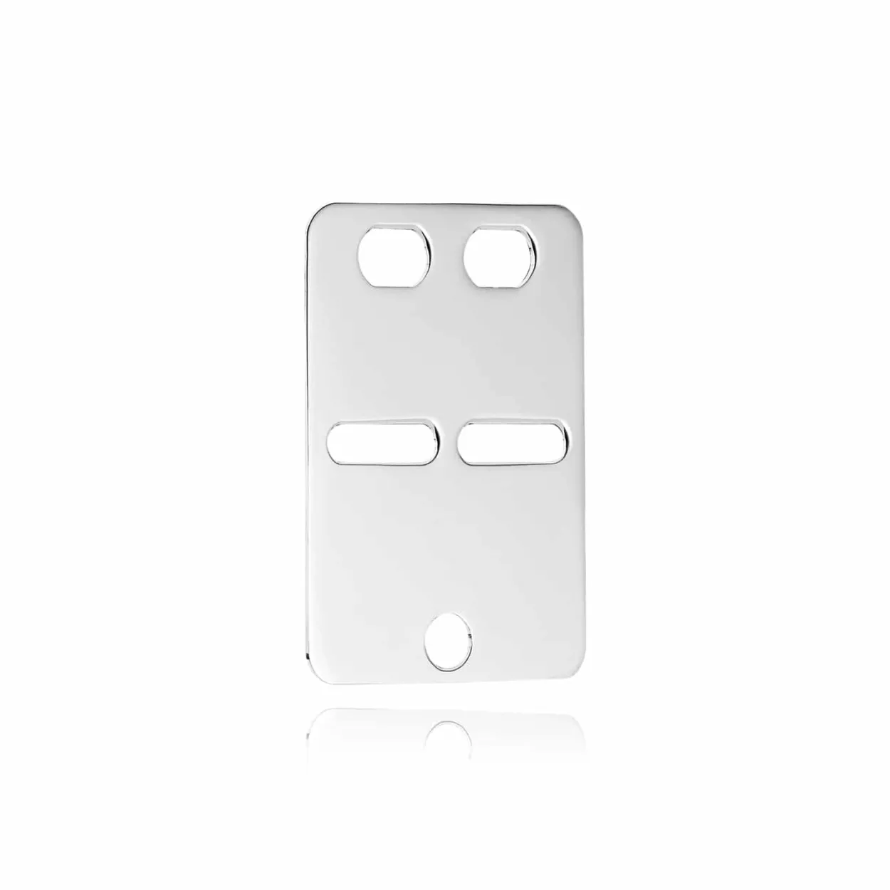 BNH SØLV ID PLADE 20X14 MM - SID050L