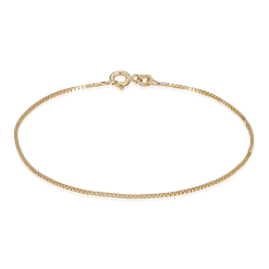 BNH VENEZIA ARMBÅND 14 KARAT GULD I 18 CM - V1410018F