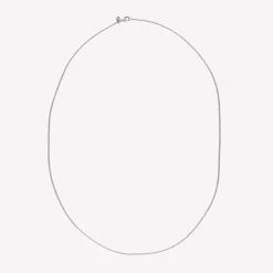 BYBIEHL CLASSIC HALSKÆDE 60 CM RHODINERET SØLV - 3-1501-R-60