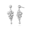 BYBIEHL PEBBLES EARHANGERS SØLV MED STEN - 4-3805-R