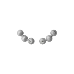 BYBIEHL PEBBLES ØRERING SØLV - 4-3808A-R