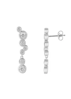 BYBIEHL STARDUST ØRERINGE SØLV MED ZIRKONIA MEDIUM - 4-4604a-R