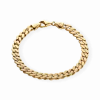 CAMILLE BRINCH ARMBÅND PANSER MEDIUM I FORGYLDT SØLV 19 CM - MPA-FG-19