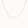 CAMILLE BRINCH BASIC PUFFER CHAIN I FORGYLDT SØLV PÅ 37-39 CM - BPUC-FG-M