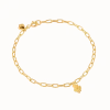 CAMILLE BRINCH BLUSH CRUSH ARMBÅND FORGYLDT SØLV - BCRB-FG-18