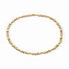 CAMILLE BRINCH CHOKER MELLEMSTOR HALSKÆDE I FORGYLDT SØLV 45 CM - MCBC-FG-45
