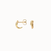 CAMILLE BRINCH HUGGED ESSENTIA STUD EARRINGS I FORGYLDT SØLV - HEE-FG