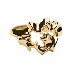 CAMILLE BRINCH INFINITY FLAMES RING FORGYLDT SØLV - IFLR-FG