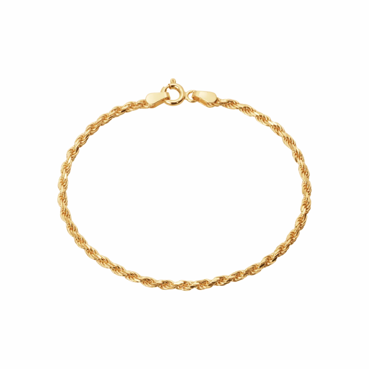 CAMILLE BRINCH LARGE TWISTED ARMBÅND I FORGYLDT SØLV 18 CM - LTSPB-FG-18