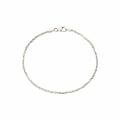 CAMILLE BRINCH MILLION DOTS ARMBÅND I SØLV 16-17 CM - MDB-16-17