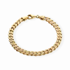 CAMILLE BRINCH PANZER MEDIUM ARMBÅND FORGYLDT SØLV 18 CM - MPA-FG-18