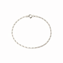 CAMILLE BRINCH SMALL ESSENTIA ARMBÅND SØLV 19 CM - SEB-19