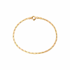 CAMILLE BRINCH SMALL ESSENTIA ARMBÅND FORGYLDT SØLV 19 CM - SEB-FG-19