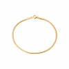 CAMILLE BRINCH SMALL ESSENTIA SNAKE ARMBÅND FORGYLDT SØLV - SESB-FG-18