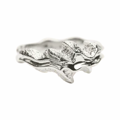 CAMILLE BRINCH SMALL INFINITY FLAMES RING I SØLV - SIFLH