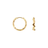 CAMILLE BRINCH SMALL SHINY SPARKLY HOOPS ØRERINGE FORGYLDT SØLV - SSSPH-FG