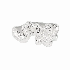 CAMILLE CAMILLE LEVITATE CRUSH RING SØLV - LCRR