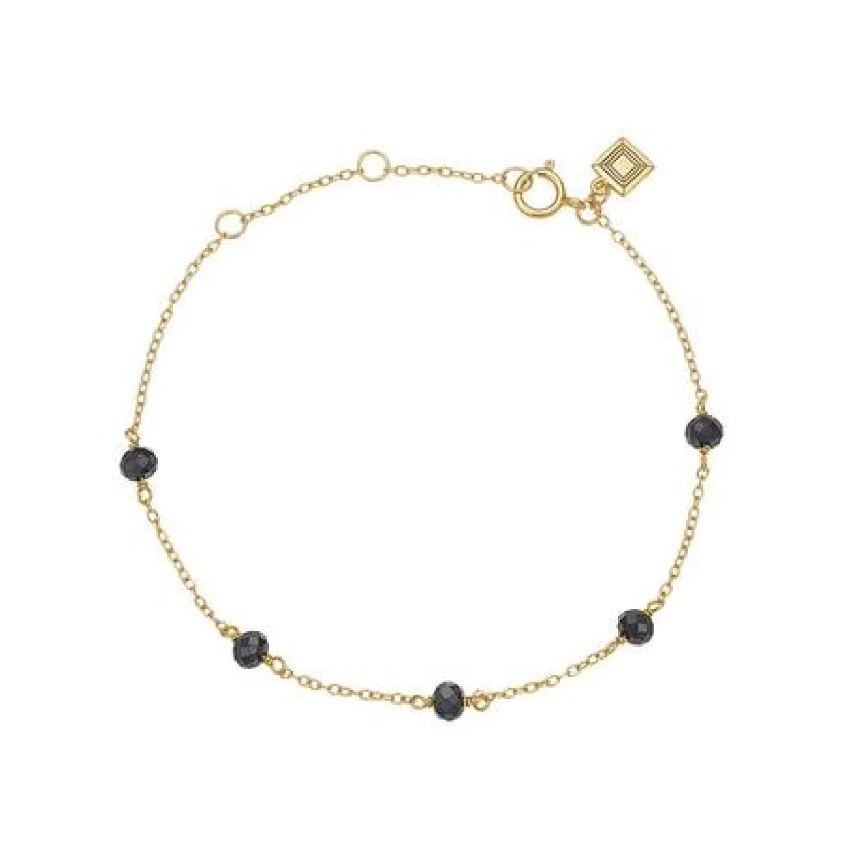CARRE GEM CANDY SØLV FORGYLDT ARMBÅND - FB 4334 BSP 16+1,5+1,5