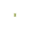 CARRE` SØLV FORGYLDT ØRERING PERIDOT - FS 4295 PE 1PC.
